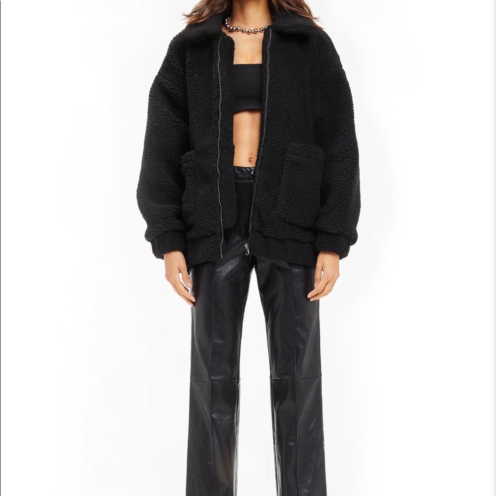 I AM GIA BLACK PIXIE COAT